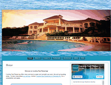Tablet Screenshot of carolinapoolplastering.com